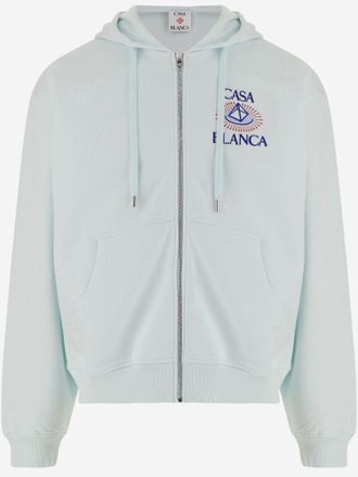 Casablanca katoenen hoodie met logo