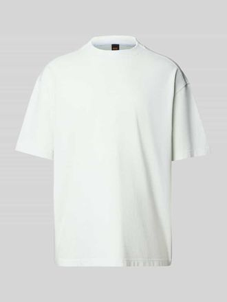 Boss Orange by Hugo Boss BOSS Orange Relaxed Fit T-Shirt mit Label-Detail in Hellblau, Gr&ouml;&szlig;e S