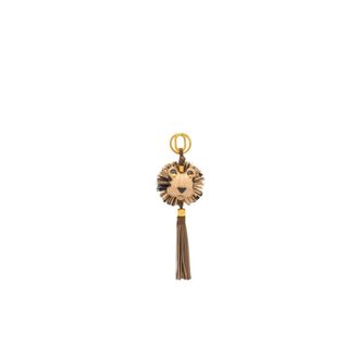 Gianni Chiarini Accessoires, Dames, Geel, ONE Size, Leer, Leo Sleutelhanger