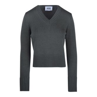 Alpha Studio Maglieria Scollo a V - - Knitwear - Donna - Verde - M