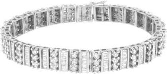 House of Brilliance 14K White Gold 4 7/8 cttw Diamond Tennis Bracelet at Nordstrom