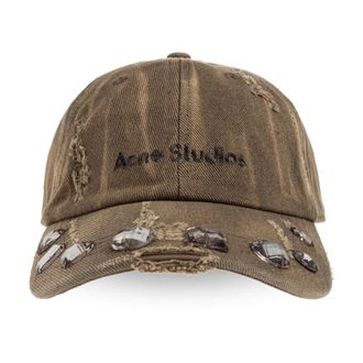 Acne Studios Caps, unisex, Brown, Size: ONE SIZE Baseball Cap