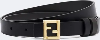 Fendi FF leather belt