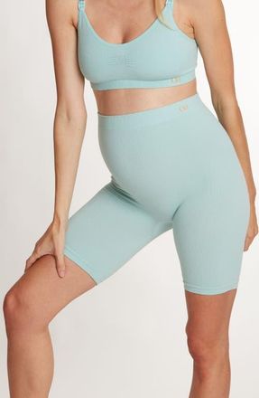 Cache Coeur Zo&eacute; Seamless maternity panty in Water Green at Nordstrom, Size X-Small
