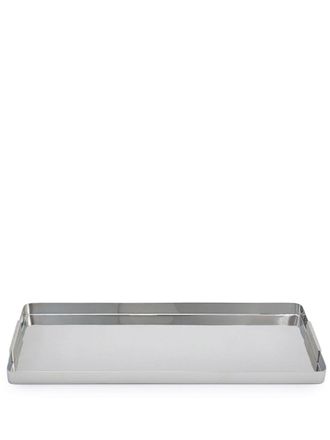 Ralph Lauren Home Thorpe polished rectangular tray - unisex - stainless steel - One Size - Silver