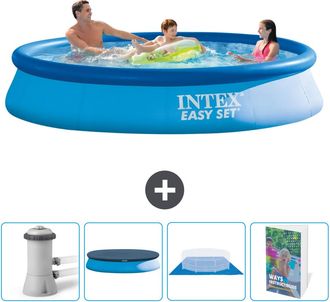 Intex Piscina Easy Set Redonda - 366x76 Cm - 7-piezas Scb101
