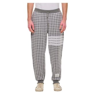 Thom Browne Heren, Broeken, Grijs, Maat: L Katoen