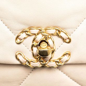 Chanel Hobo Bags - 2021-2024 Large Lambskin 19 Flap - Gr. unisize - in Braun - für Damen