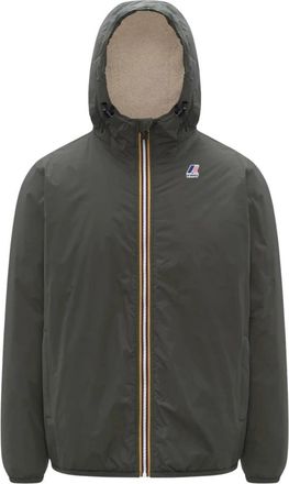 K-Way LE Vrai 4.0 Claude Jacket - unisex - Regenjassen - Groen - 2XL - Leer - Jassen