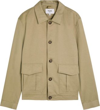 Wax London Strand Twill Jacket - Tan - XL