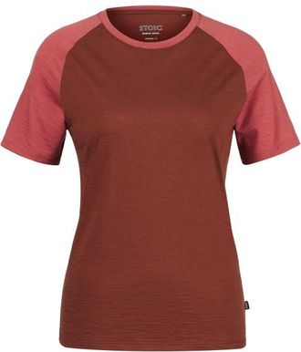 Stoic Merino155 LaholmSt. Raglan Shirt Merinoshirt f&uuml;r Damen | rot