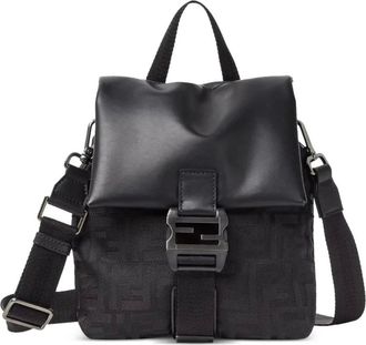 Fendi Backpacks, male, Black, Size: ONE SIZE Baguette Cross
