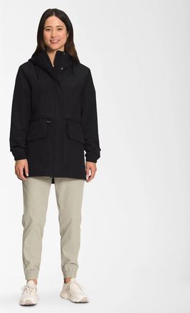 The North Face M66 Utility Rain Jacket Womens Black Waterproof UPS1144