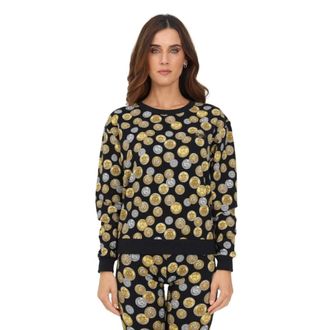 Moschino Dames, Sweatshirts & Hoodies, Zwart, Maat: L