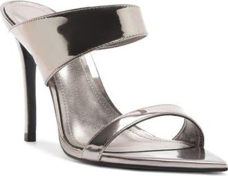 Schutz Jaselle Pointed Toe Sandal in Silver at Nordstrom, Size 5.5