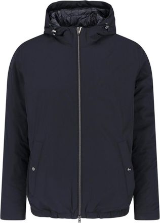 Herno Black Resort 4-Way Nylon Hoodie