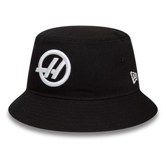 New Era MoneyGram Haas F1 Team Black Tapered Bucket Hat Official Merchandise (UK, Alpha, L, Black)