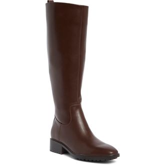 Nine West Blondy Square Toe Knee High Boot in Dark Brown 200 at Nordstrom Rack, Size 8