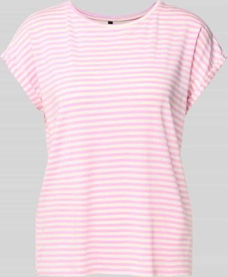 Vero Moda Regular Fit T-Shirt aus Lyocell-Elasthan-Mix Modell AVA in Rosa, Gr&ouml;&szlig;e XS
