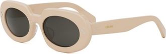 Celine Ladies Black Oval Sunglasses CL40276U 25A