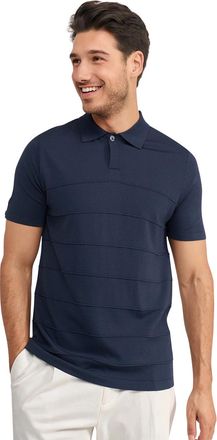 Blue industry Polo korte mouw Blue Industry donkerblauw regular fit