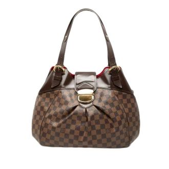 Louis Vuitton Pre-owned Sistina GM Schoudertas - Dames - Pre-owned - Bruin - Maat: ONE Size Leer