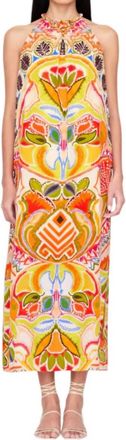 Marie Oliver Elena Sleeveless Dress In Tango Mosaic