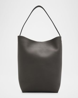 The Row N/S Park Tote Large in Lux Grained Calfksin