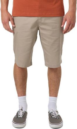 O'Neill Redwood Relaxed Fit Chino Shorts in Khaki at Nordstrom, Size 33