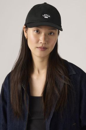 Levi's Gorra con logo Lazy Girl - Mujer - One Size - Negro / Caviar Twill