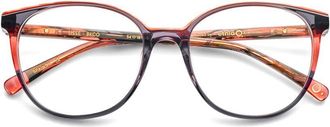 Etnia Barcelona Lisse Rounded Cat-Eye Sunglasses with Translucent Acetate Frame