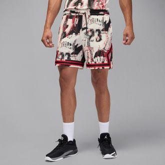 Nike Jordan Mens Jordan Sport Dri-FIT Diamond Shorts in White | IM7939-133