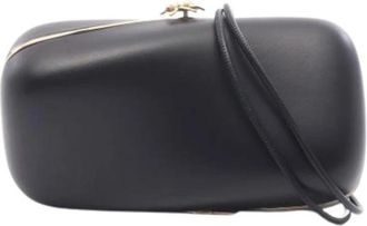 Loewe Pre-owned Shoulder Bag - Dames - Vintage Clutch - Zwart - ONE Size - Leer - Vintage