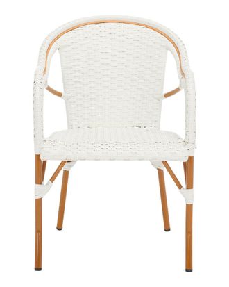Safavieh Set Of 2 California White Arm Chairs