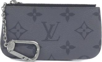 Louis Vuitton Monogram Eclipse Black Gris Coated Canvas Coin Purse/Coin Case (Pre-Owned)