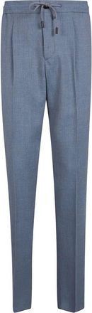 Incotex Elastic Coulisse Waist Chino Trousers