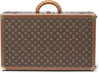 Louis Vuitton Pre-owned Womens Vintage Gemine Trave Case Trunk for Shoes Travel Bag - Brown - One Size