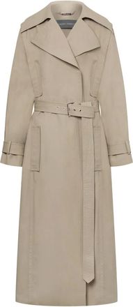 Alberta Ferretti Trench con cintura - Toni neutri