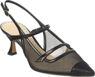 Alexandre Birman Tita Mesh 60 Leather Pump