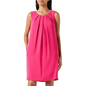 Comma Dames, Jurken, Roze, Maat: S Poliester