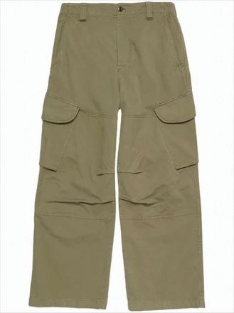 Acne Studios Utility-Inspired Straight Pants With Flap Pockets