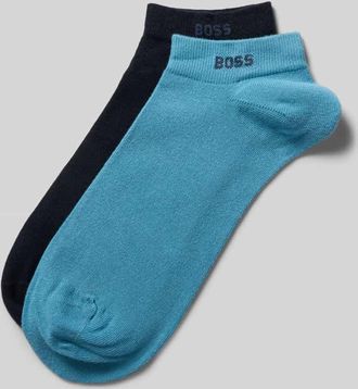 HUGO BOSS Sneaker-Socken aus Baumwoll-Mix im 2er-Pack Modell 2P AS UNI CC in Blau, Gr&ouml;&szlig;e 39-42
