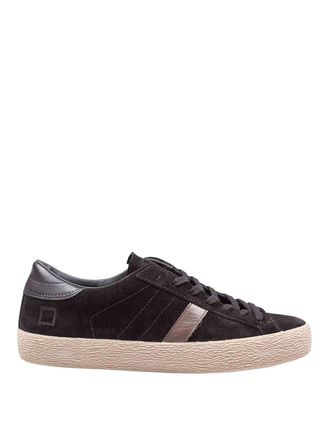 D.A.T.E. D. A.T. E. Hill Low Sneakers In Black Suede