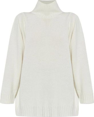 Max Mara High-neck Long-sleeve Sweater