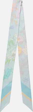 Gucci Floral silk twill scarf