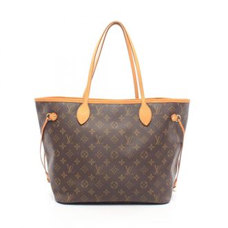 Louis Vuitton Brown Pvc Leather Handbag Tote Bag (Pre-Owned)
