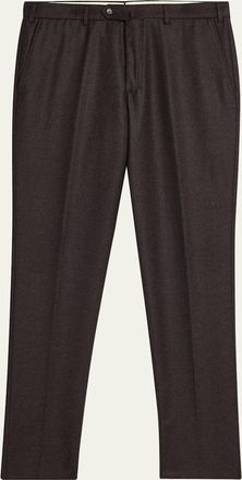 Loro Piana Mens Carlo Cashmere Flannel Trousers