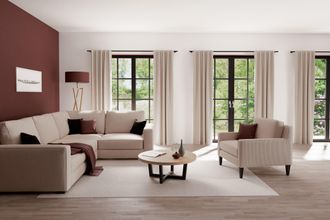 Homing Vorhang »Kalin« verdeckte Schlaufen 1 Stk. tlg. Fertigschal