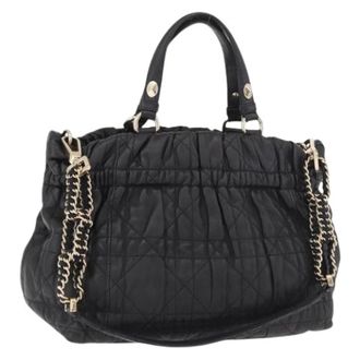 Dior Pre-owned Vintage Hand Bag - Dames - Pre-owned - Zwart - Maat: ONE Size Leer