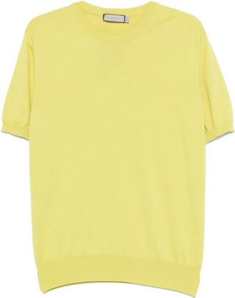 Canali T-shirt in maglia fine - Verde